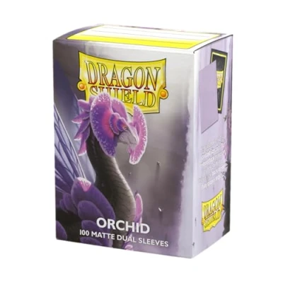 Image of Dragon Shield AT 15041 Standard Size Dual Matte Orchid (100 Sleeves)
