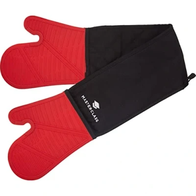 Image of MasterClass Seamless Silicone Double Oven Glove