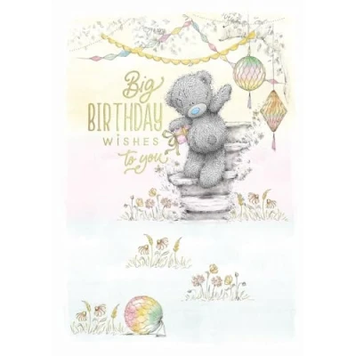 Image of Me To You Tatty Teddy Big Birthday Wishes Card