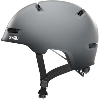 Image of ABUS Scraper 3.0 City Helmet Durable Bicycle for Traffic Women and Men Grey, Size M