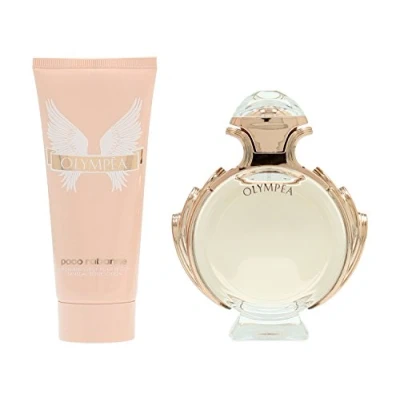 Image of Paco Rabanne Olympea Set for Women contains Eau de Parfum 80 ml and Bodylotion 100