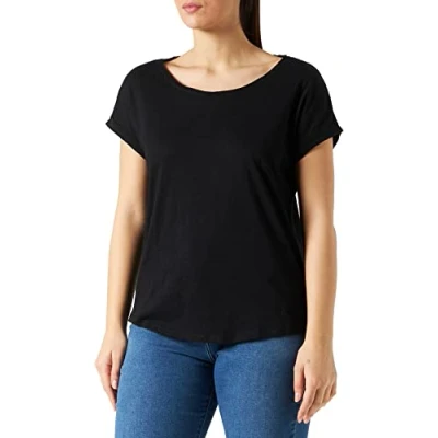 Image of Build Your Brand NASA Women&#039;s 60th Anniversary Hoody T Shirt, Black, S