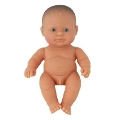 Image of Miniland Miniland31141 Baby Doll European Boy Polybag, Multi Color