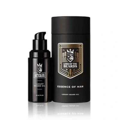 Image of LORD Of THE BEARDS Premium Beard Oil Essence Man, Smoky Vanilla and English Oud Scented for Men with Organic Jojoba, Coconut Argan Oils Vegan Friendly Growth 30 ml