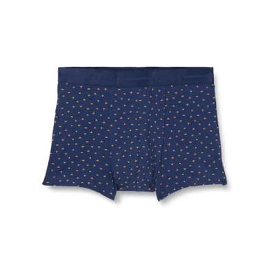 Image of Dagi Men&#039;s Cotton Regular Waist Boxer Shorts, Navy, XL