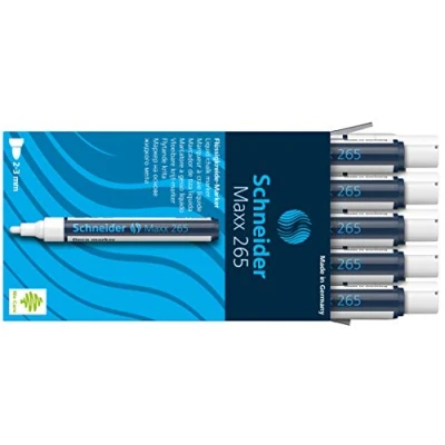 Image of Schneider Maxx 265 Chalk Marker White (Pack of 10)