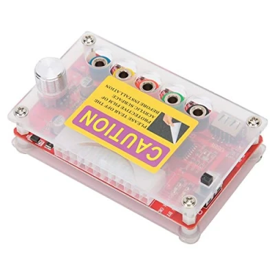 Image of ASHATA 20 / 24Pin ATX Power Supply Breakout Board for MCU Electronic Component,with Acrylic Box Kit &amp; ADJ Adjustable Voltage Knob,Supports 3.3V, 5V, 12V and Output Voltage,USB interface.