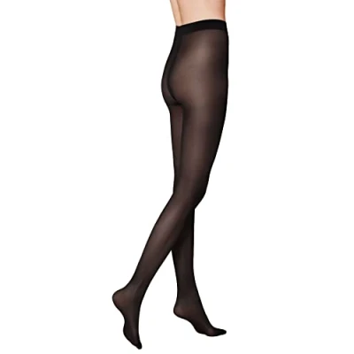 Image of KUNERT Women&#039;s Satin Look 40 Tights, Black (black 0500), 5/7 (Manufacturer Size: 38/40)