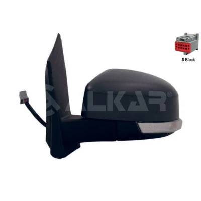 Image of 1610119 Wing mirror ALKAR 6125401 Left primed Electric Heatable, Aspherical FORD: Focus 2, 2 Kombi