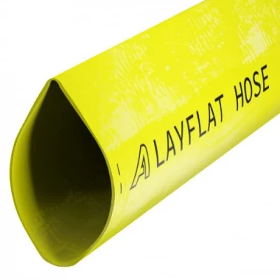 Image of ap automotive 38mm Layflat Water Discharge Hose 70 Metres Yellow