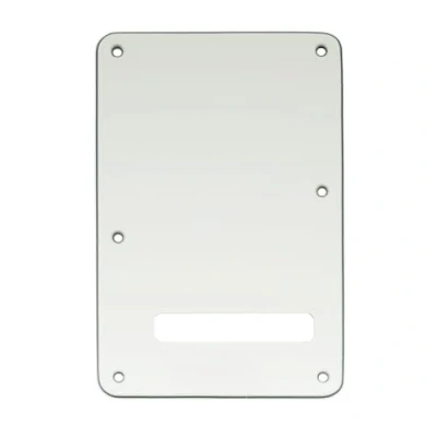 Image of Musiclily Guitar Strat Back Plate for Fender USA/Mexican Stratocaster Standard Modern Style, 3Ply Parchment