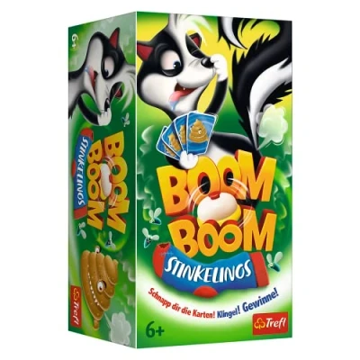 Image of Trefl, Boom Stinkelinos, Game with Bell, Family Game, Board for Adults and Children from 6 Years, 2193, Coloured