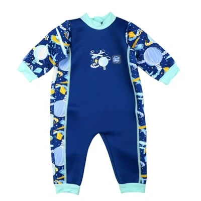 Image of Splash About Warm in One Baby Wetsuit, Up The Air, 6 12 Months