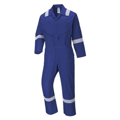 Image of Portwest Iona Cotton Coverall Royal Blue Large