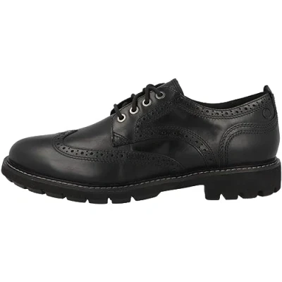 Image of Clarks Men&#039;s Batcombe Far Oxford, Black Leather, 12 UK