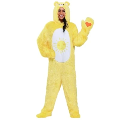 Image of Care Bears Adult Classic Funshine Bear Fancy Dress Costume X Large