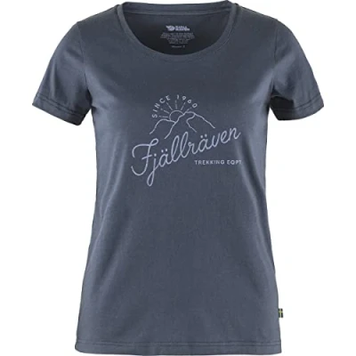 Image of FJALLRAVEN F83530 560 Sunrise T Shirt W Navy XS
