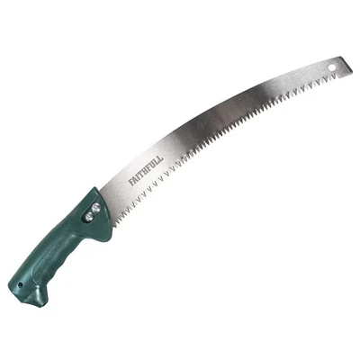 Image of Faithfull FAICOUCPS13 Countryman Curved Pruning Saw 330mm (13in) SK5 Steel, Blade Length: