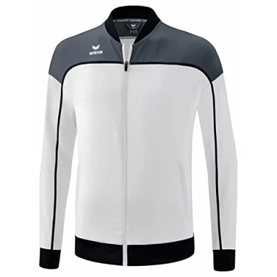 Image of Erima Men&#039;s Change Functional Presentation Jacket, White/Slate Grey/Black, XXL