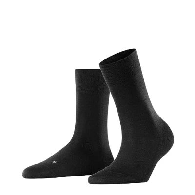 Image of Falke Sensitive NEW YORK Softtop Suitable FOR Diabetics Socks, Women&#039;s, Size: 6 8, Schwarz