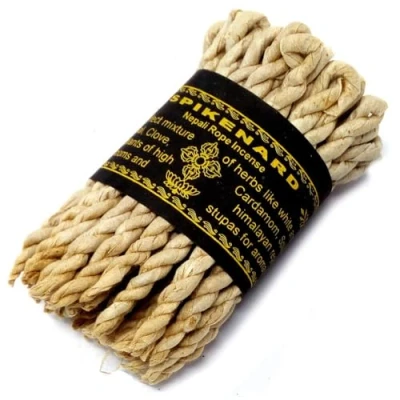 Image of Ancient Wisdom Pure Herbs Spikenard Rope Incense