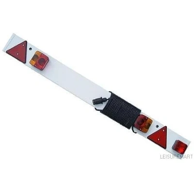 Image of leisure MART Trailer lighting board 4ft with 10 meters of cable and fog lamp Part no. LMX1178