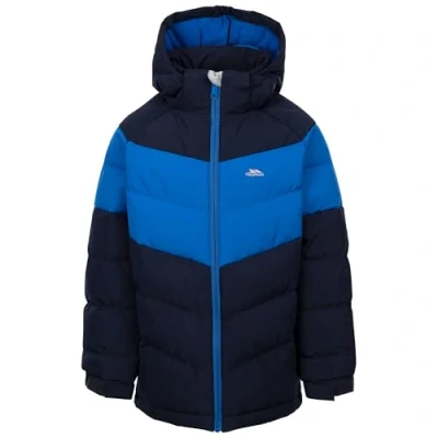 Image of Trespass Kids Padded Jacket with Detachable Hood &amp; 2 Zip Pockets Aldery