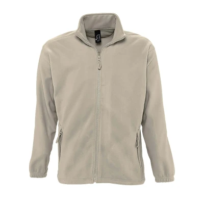 Image of SOLS Mens North Full Zip Outdoor Fleece Jacket (Rope) Multicolour Size Small