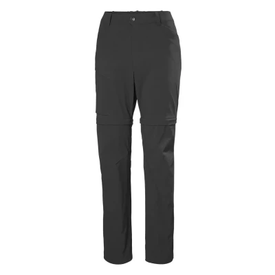 Image of Helly Hansen W ELV Light ZIP OFF Outdoor trousers, Women&#039;s, Size: Medium, Ebony