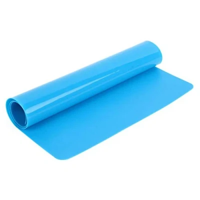 Image of Cooking Mat Non Stick Oven Liners Reusable Silicone Heat Resistant Baking Sheet (Blue)