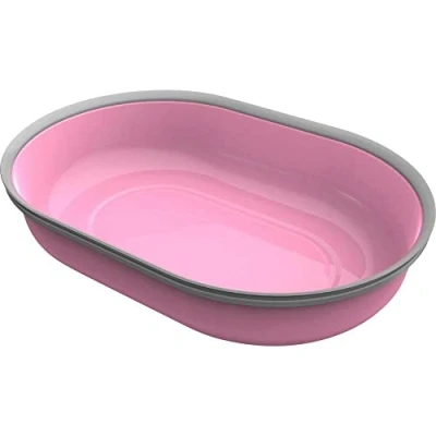 Image of Sure Petcare SureFeed Single Bowl with Integrated Seal, Compatible Microchip Pet Feeder Sealed Lid, Works for Wet and Dry Food, Keeps Food Fresh, Pink