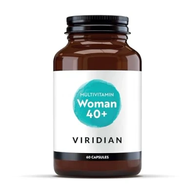 Image of Viridian Woman 40+ Multivitamin 60 Veg Capsules for Women Over 40 Balanced B Vitamins &amp; Phytonutrients Energy Well Being Non GMO, No Fillers Formulated by Nutritionists Vegan