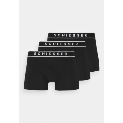 Image of Schiesser Men&#039;s 3 Pack Boxer Shorts Organic Cotton 95/5