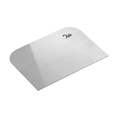 Image of Tala 12cm Stainless Steel Icing Scraper &amp; Smoother, Seamless Crumb Coat Buttercream Application Tool, for Cakes Up to 12cm, Durable Metal Baking Accessory Ganache, Royal More
