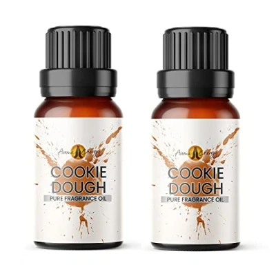 Image of Aroma Energy Cookie Dough Fragrance Oil 20ml (2 x 10ml) Highly Scented for Making Candle, Soap, Wax Melt, Diffuser etc