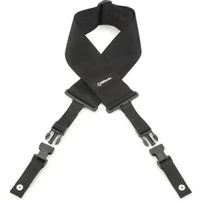 Image of DiMarzio DD2800BK Cliplock Guitar Strap 3&quot; Black