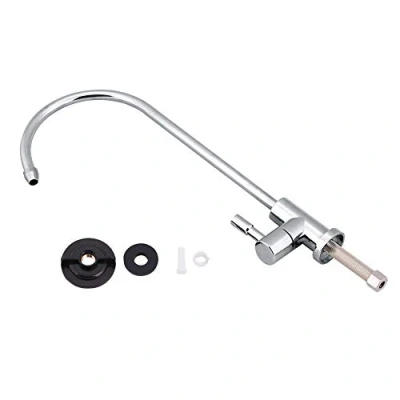 Image of 1/4&#039;&#039; Stainless Steel Filter Sink Faucet Tap Chrome Reverse Osmosis Drinking Water Purifier Kitchen