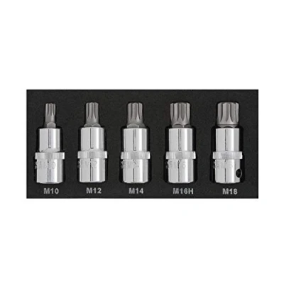 Image of BlueSpot 5PCE 1/2&quot; Spline Bit Set (M10 M18) (EVA Foam)