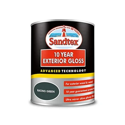 Image of Sandtex Retail 10 Year Exterior Gloss Racing Green 0.75 L