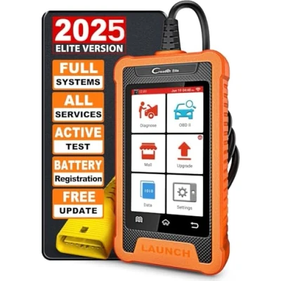 Image of LAUNCH X431 Elite for Benz OBD2 Full System Code Reader, 31+ Functions, Bi Directional Car Diagnostic Tool Benz/Maybach/Sprinter, ECU Coding Key Programming OBDII Scanner,Update without cost