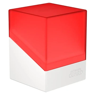 Image of Ultimate Guard Boulder Deck Case 100+ SYNERGY Red/White
