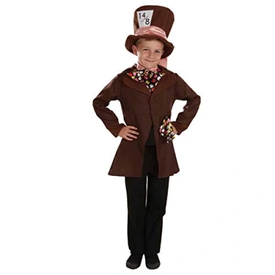 Image of Fun Shack Mad Hatter Costume Kids Boys, Boys Small