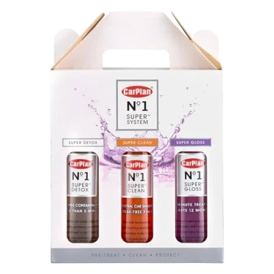 Image of CarPlan No.1 Super System Detox, Clean Gloss Gift Pack, 600 ml