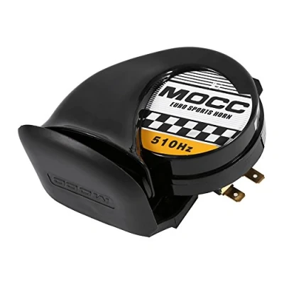 Image of 115DB 510Hz Snail Siren Horn Speeker Waterproof, 12V 3.5A High Low Sound Electric Horn, Keenso Universal Mini Loud Electronic Air for Motorcycle Auto Car Scooter trumpet