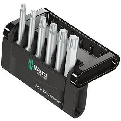 Image of Wera 05056472001 Mini Check Set Torsion Extra tough 50 mm Direct Drive Torx TX10 40, 6pc