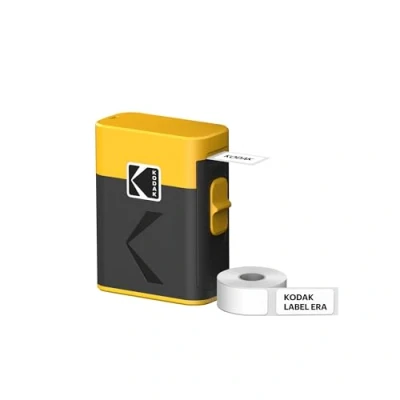 Image of KODAK Label ERA M50 Maker Machine, Yellow (Label Printer with 1 Roll Sticker Label)