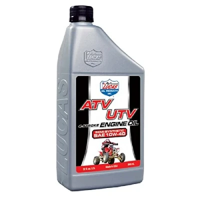 Image of Lucas OIL 40720 SEMI SYNTHETIC SAE 10W 40 ATV ENGINE 1 Litre