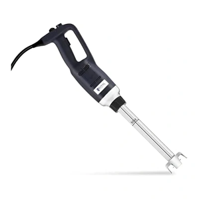 Image of Royal Catering RCSM 500 300P Hand Blender Stick Immersion Mixer (Ergonomic Handle, 500W, 4,000 18,000 RPM, Splash Cover, Rod Length 300mm, Stainless Steel) Black