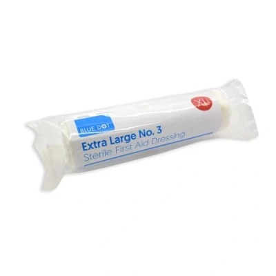 Image of Blue Dot No 3 Dressing Flow Wrap, Extra Large