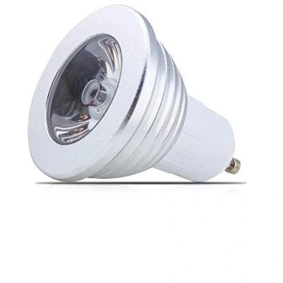 Image of mengjay® 1 Pack Color Changing GU10 3W LED Light RGB Lighting Bright Energy Saving Mood Lamps 16 With Remote Control AC 85 265V